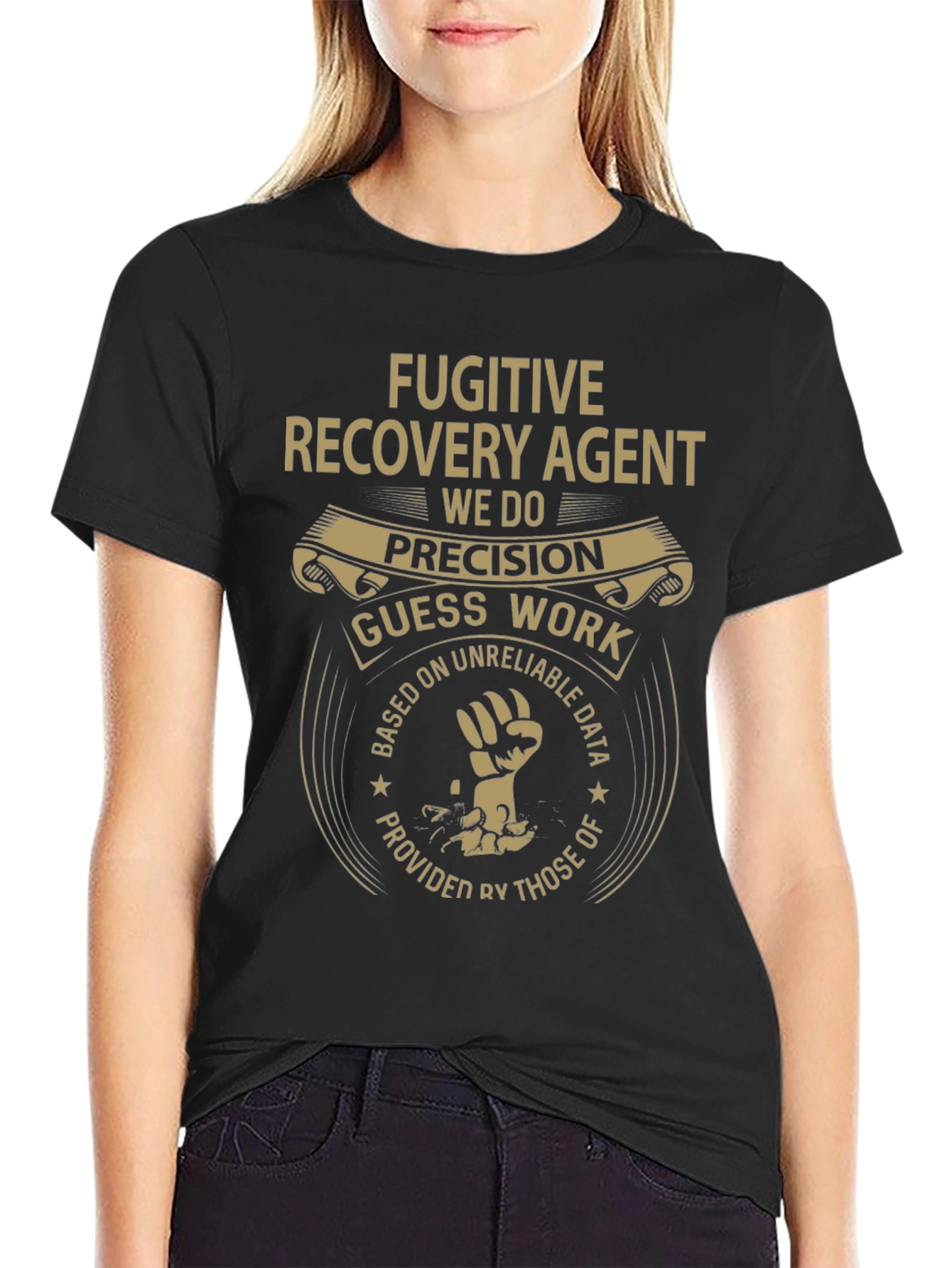 Fugitive Recovery Agent Graphic T-Shirt