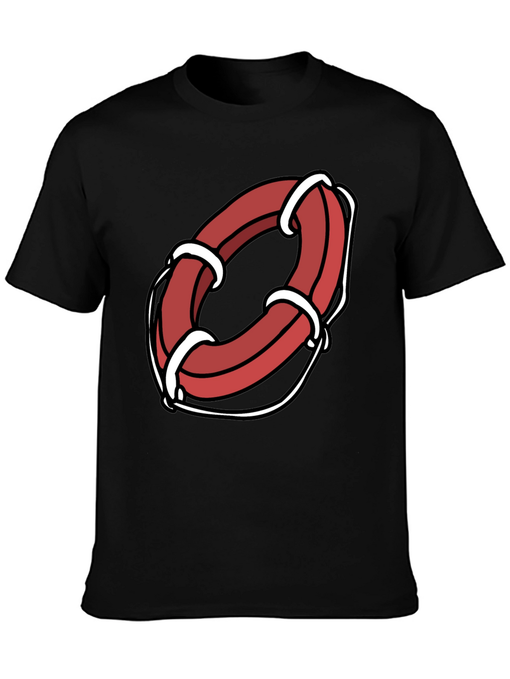Cartoon Life Preserver Graphic Tee
