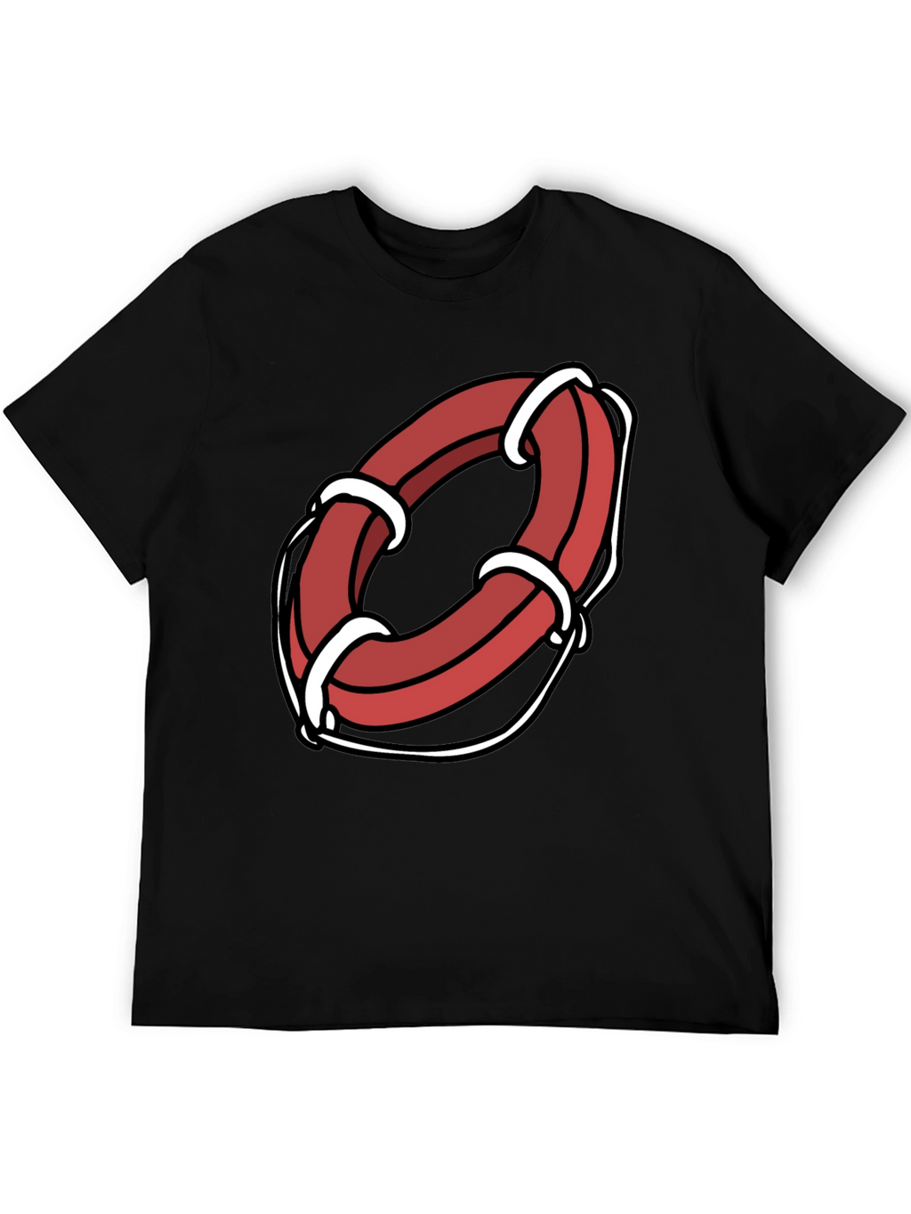 Cartoon Life Preserver Graphic Tee