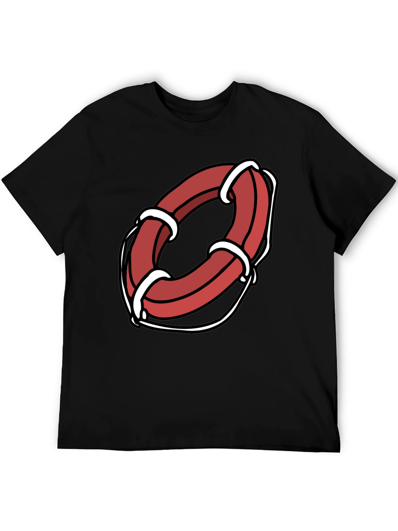 Cartoon Life Preserver Graphic Tee