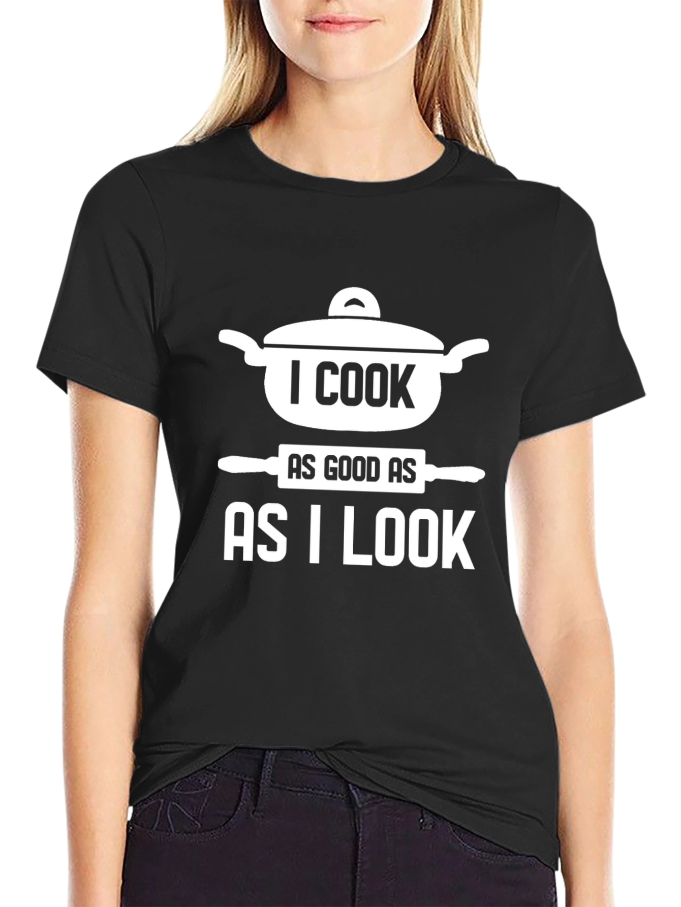 I Cook As Good As I Look T-Shirt Funny Chef Shirt