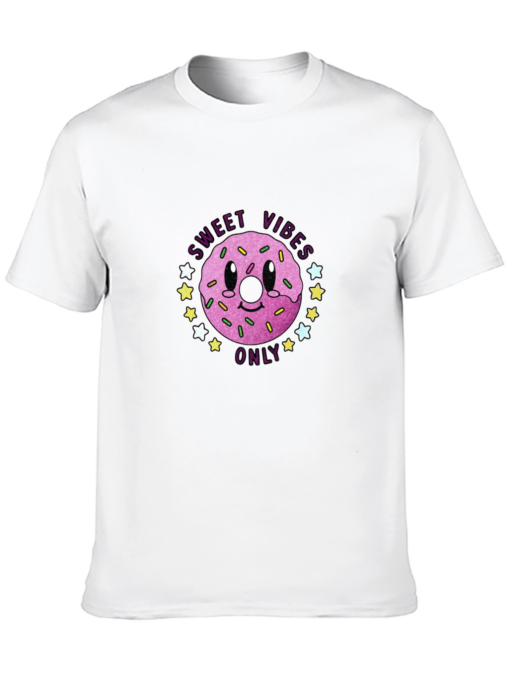 Sweet Vibes Only Graphic T-Shirt - Black