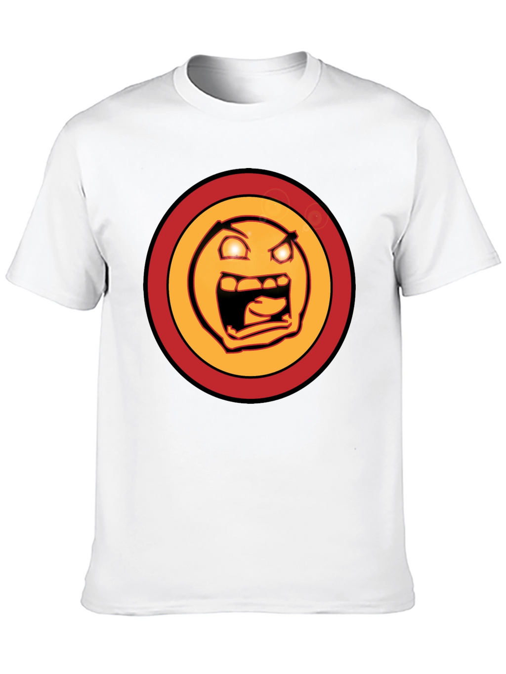 Rage Face Graphic Tee - Mens Black T-Shirt