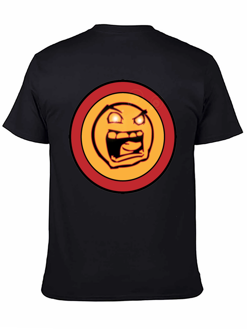 Rage Face Graphic Tee - Mens Black T-Shirt