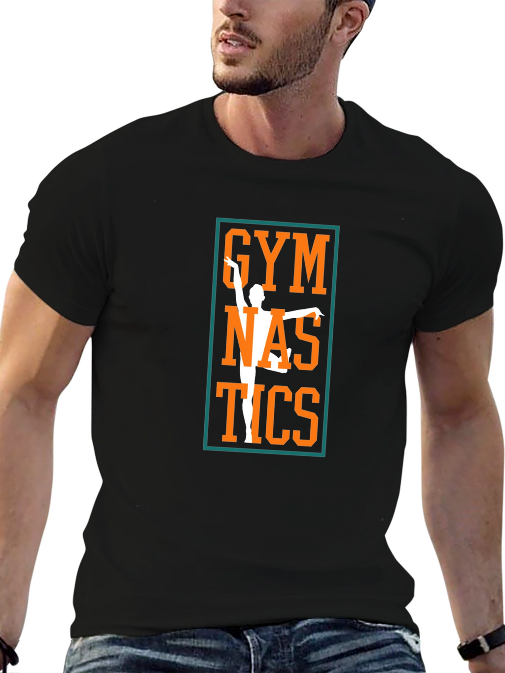 Gymnastics Graphic T-Shirt - Sporty Style