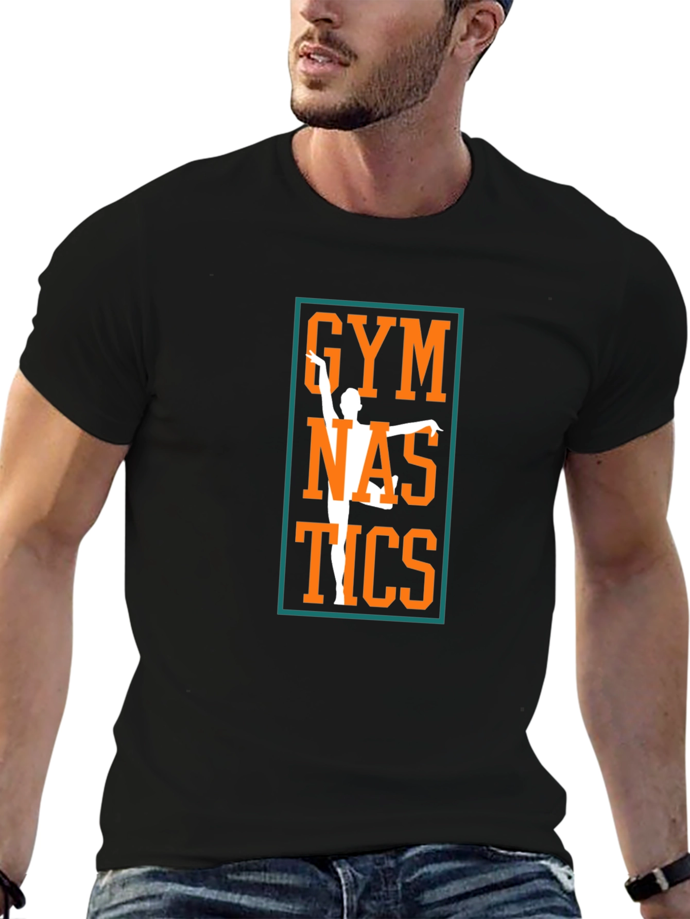 Gymnastics Graphic T-Shirt - Sporty Style