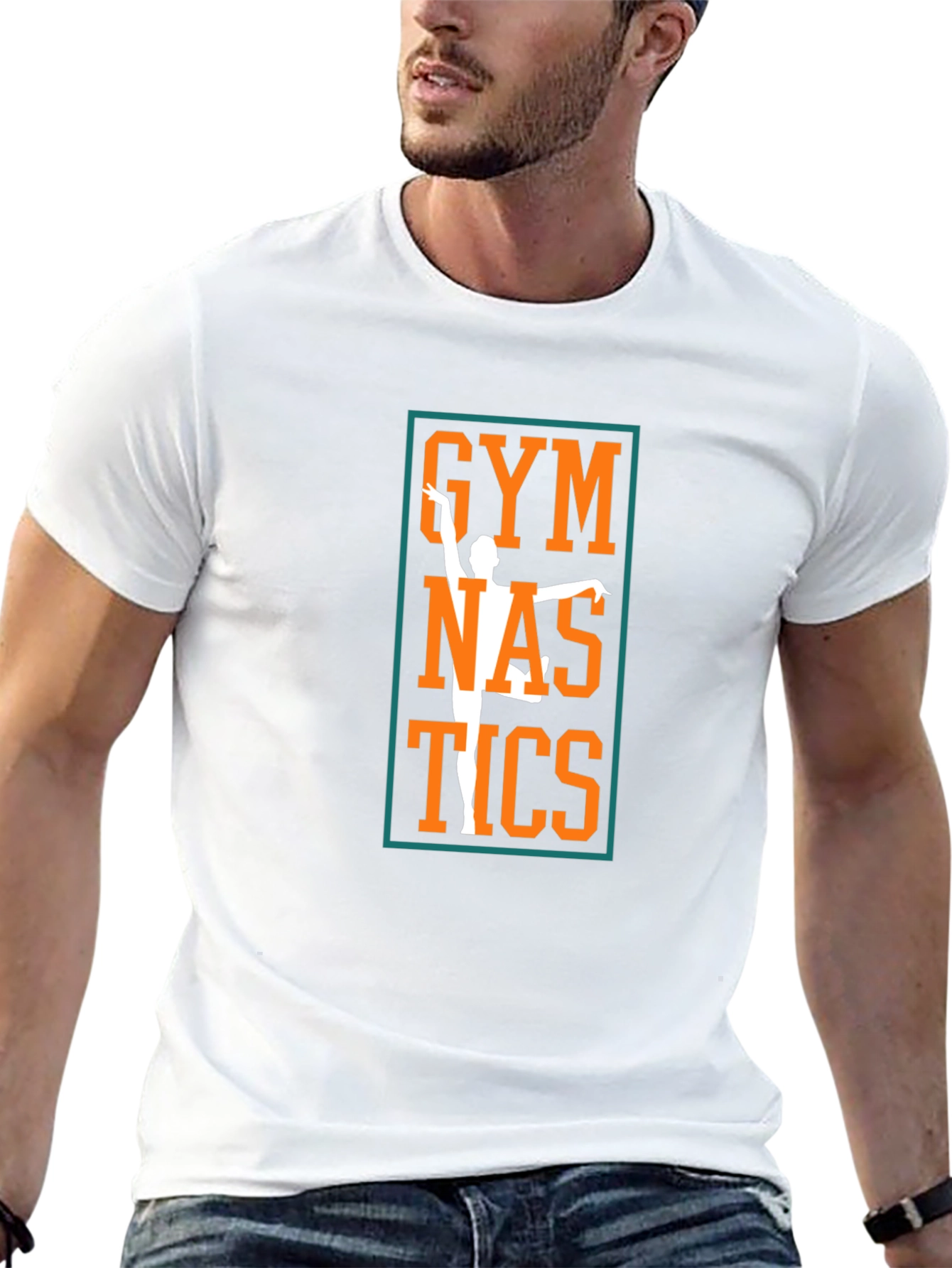 Gymnastics Graphic T-Shirt - Sporty Style