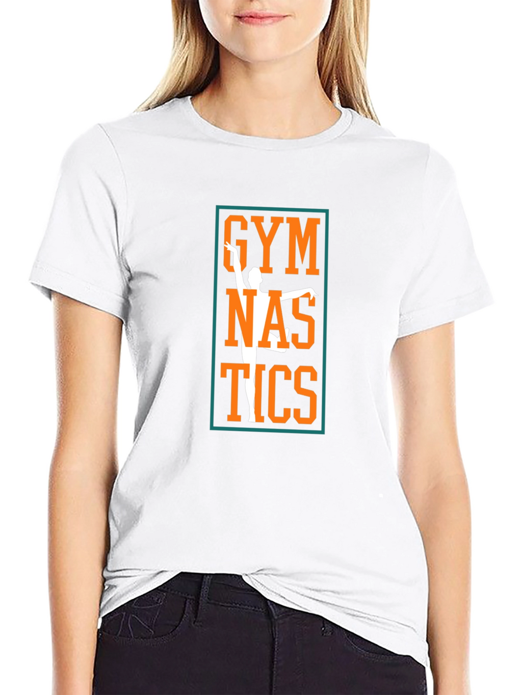 Gymnastics Graphic T-Shirt - Sporty Style