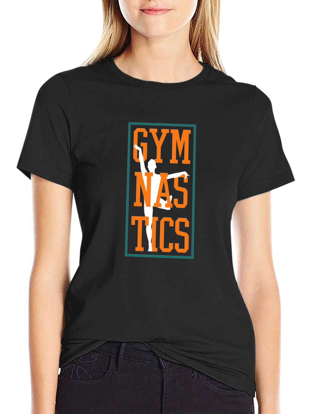Gymnastics Graphic T-Shirt - Sporty Style
