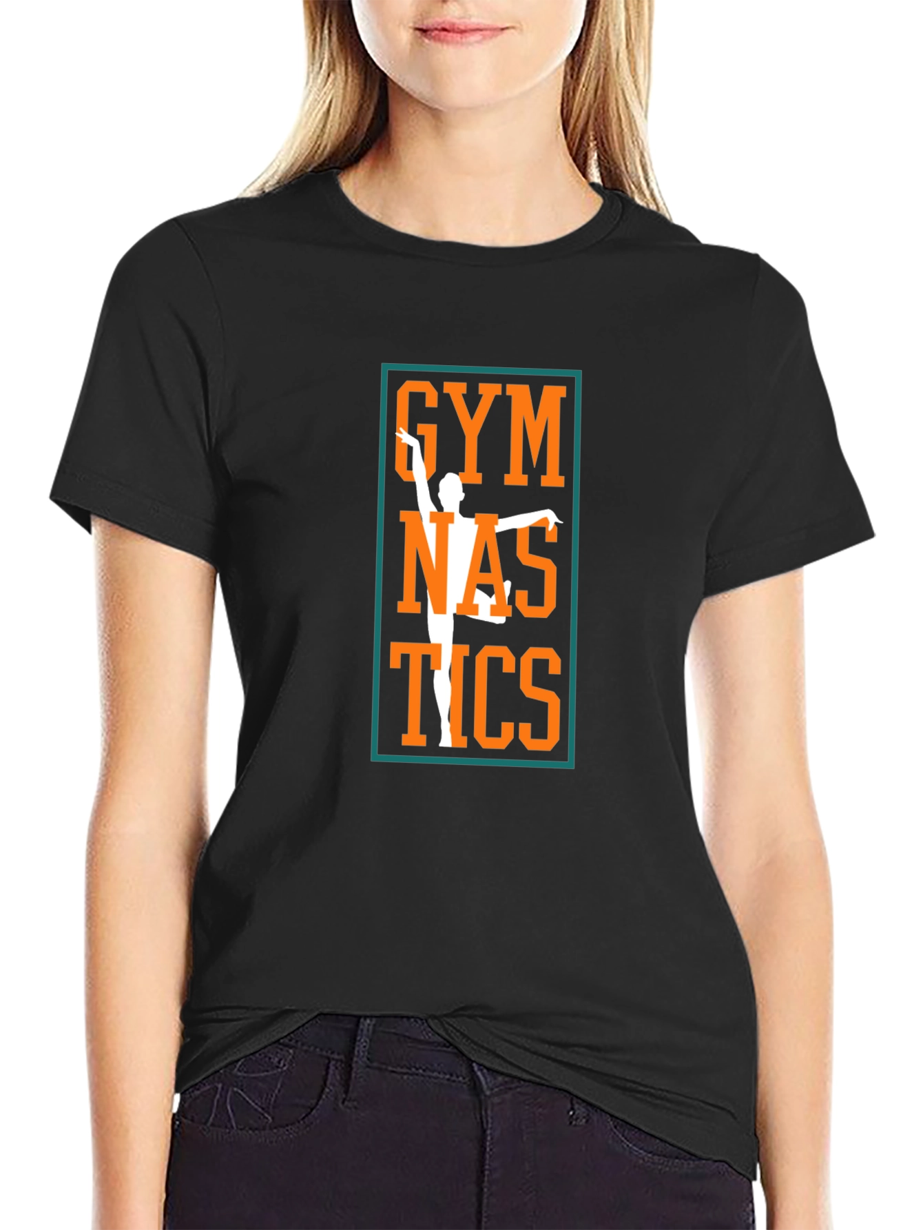 Gymnastics Graphic T-Shirt - Sporty Style