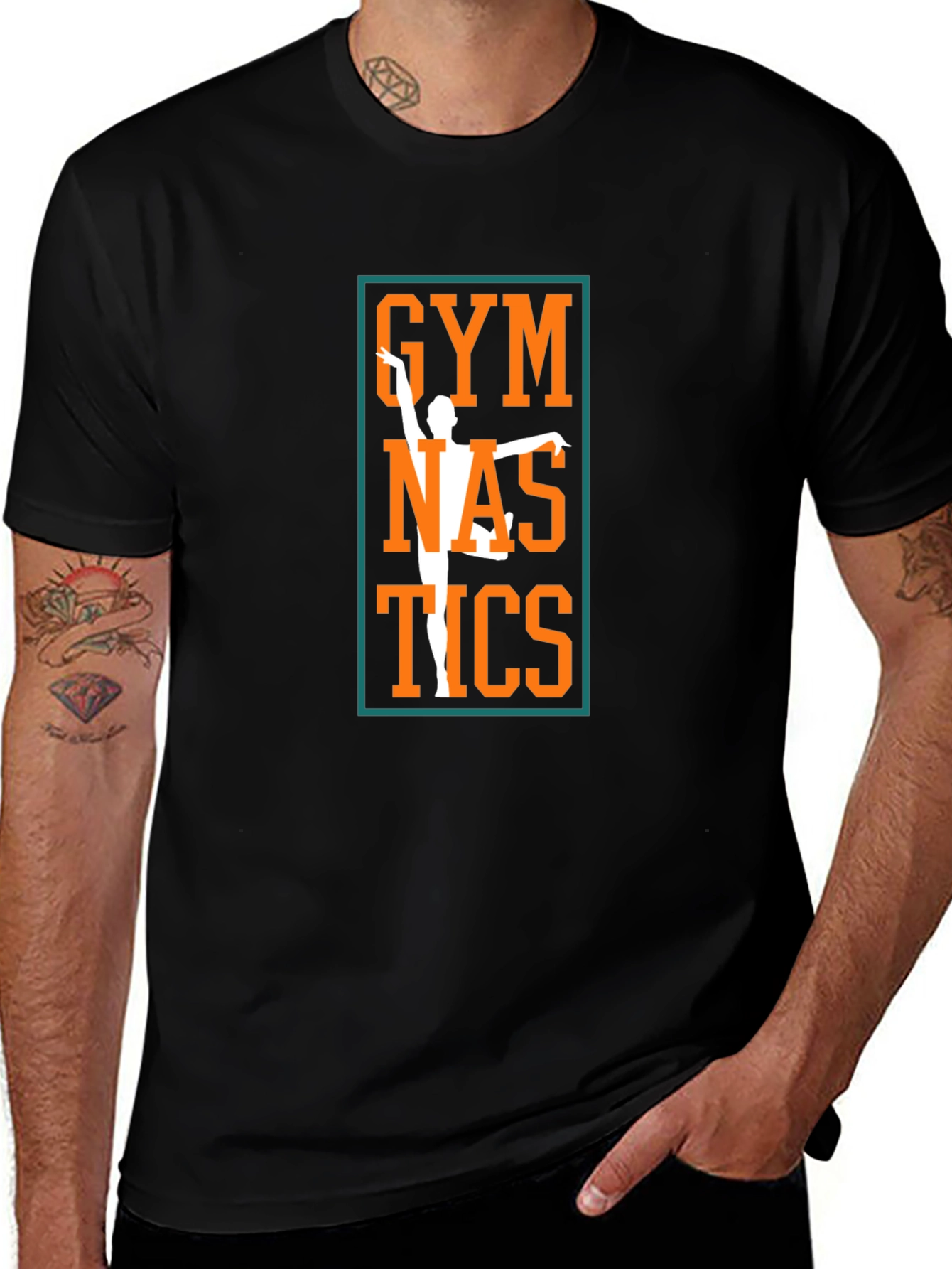 Gymnastics Graphic T-Shirt - Sporty Style