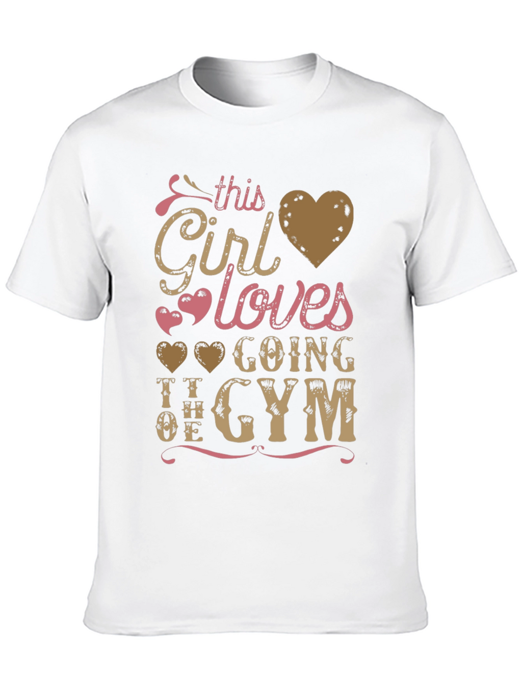 Girl Loves Gym T-Shirt - Workout Apparel