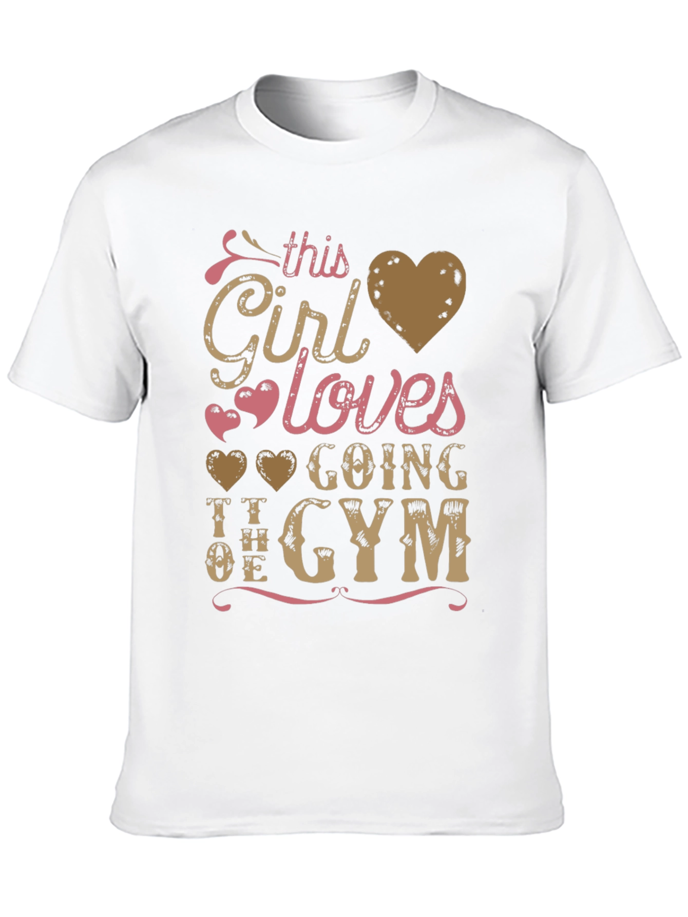 Girl Loves Gym T-Shirt - Workout Apparel