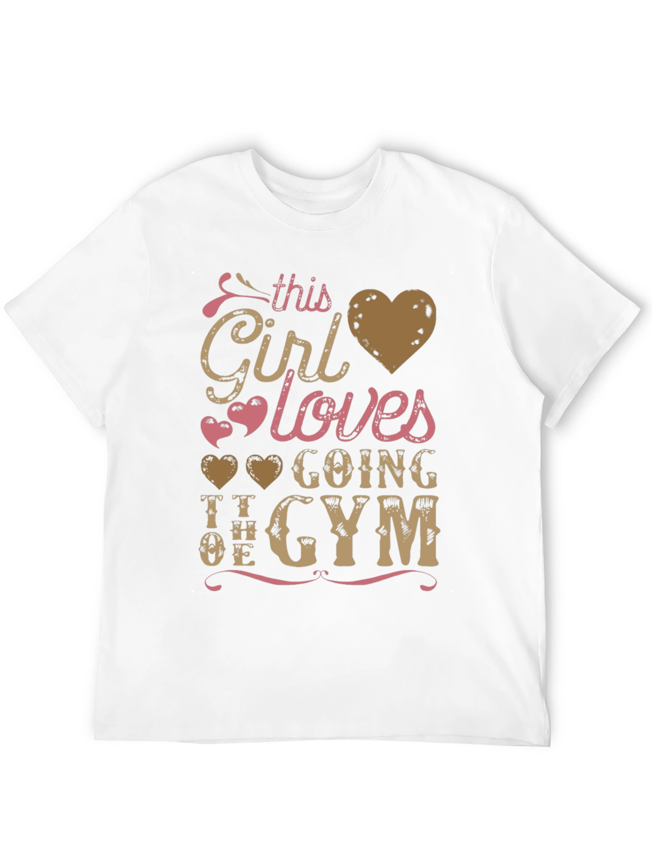 Girl Loves Gym T-Shirt - Workout Apparel