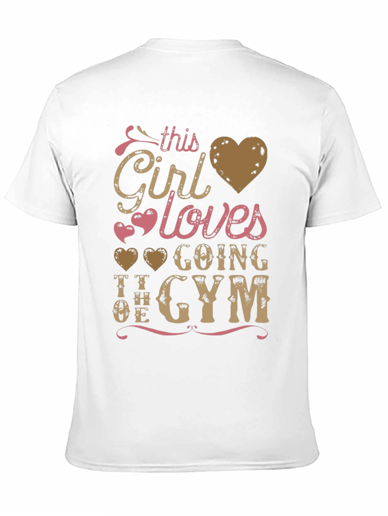 Girl Loves Gym T-Shirt - Workout Apparel