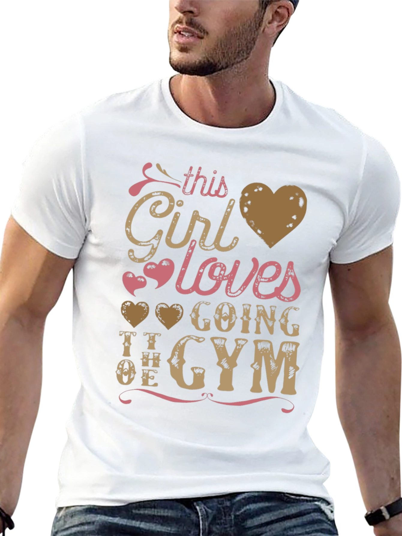 Girl Loves Gym T-Shirt - Workout Apparel