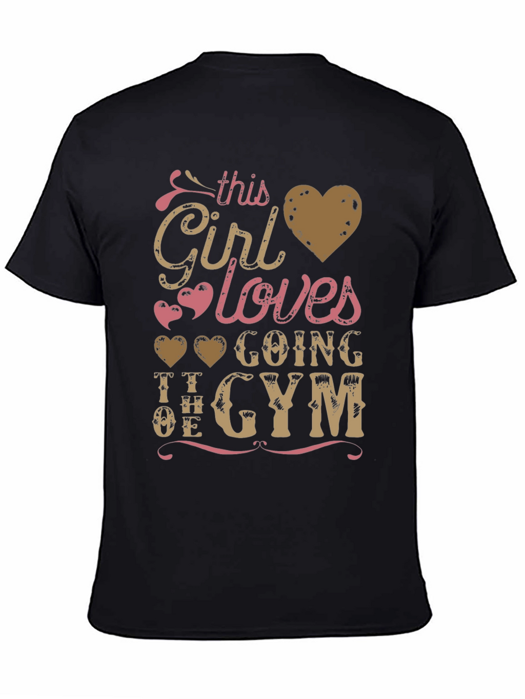 Girl Loves Gym T-Shirt - Workout Apparel