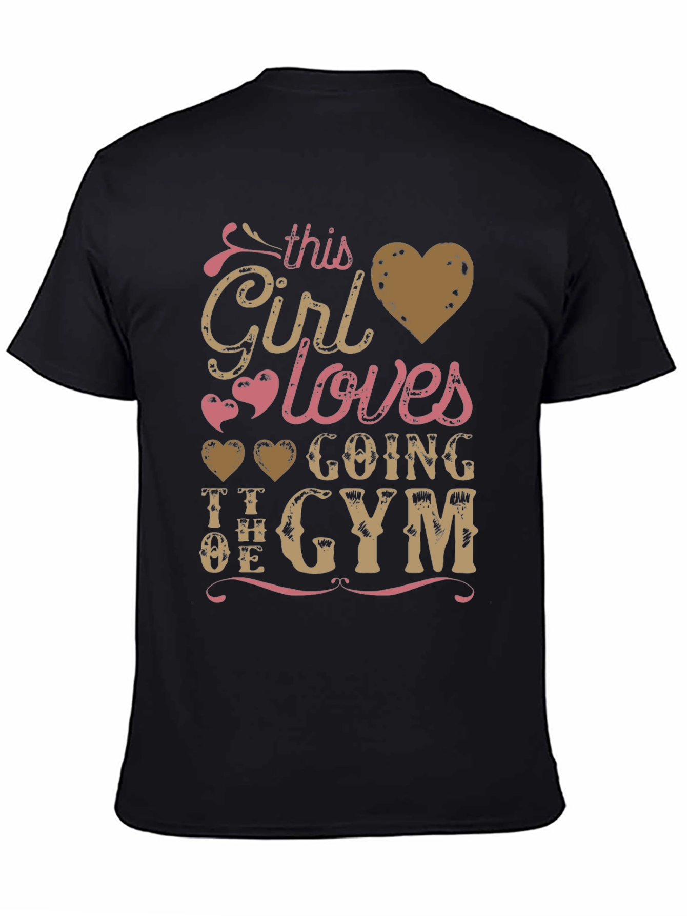 Girl Loves Gym T-Shirt - Workout Apparel