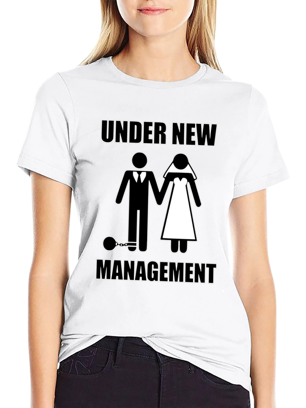 Under New Management Funny Graphic T-Shirt