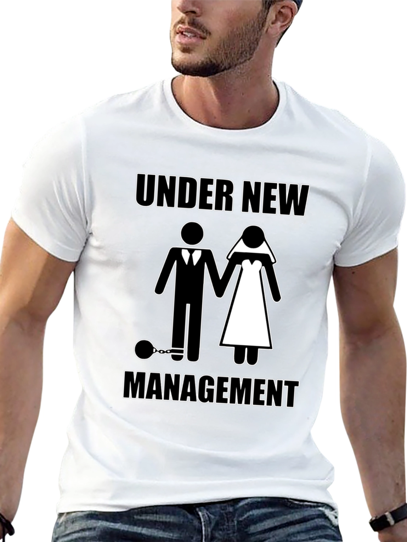 Under New Management Funny Graphic T-Shirt