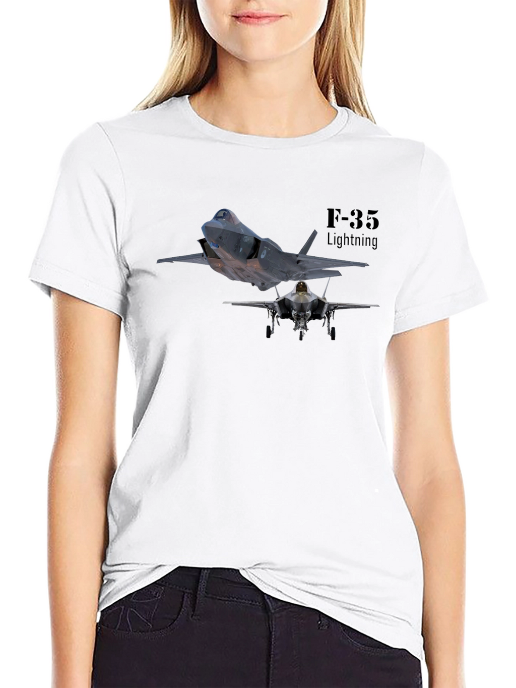 F-35 Lightning Black T-Shirt