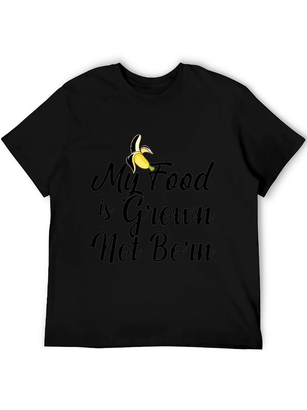 Grown Not Born Vegan Banana T-Shirt