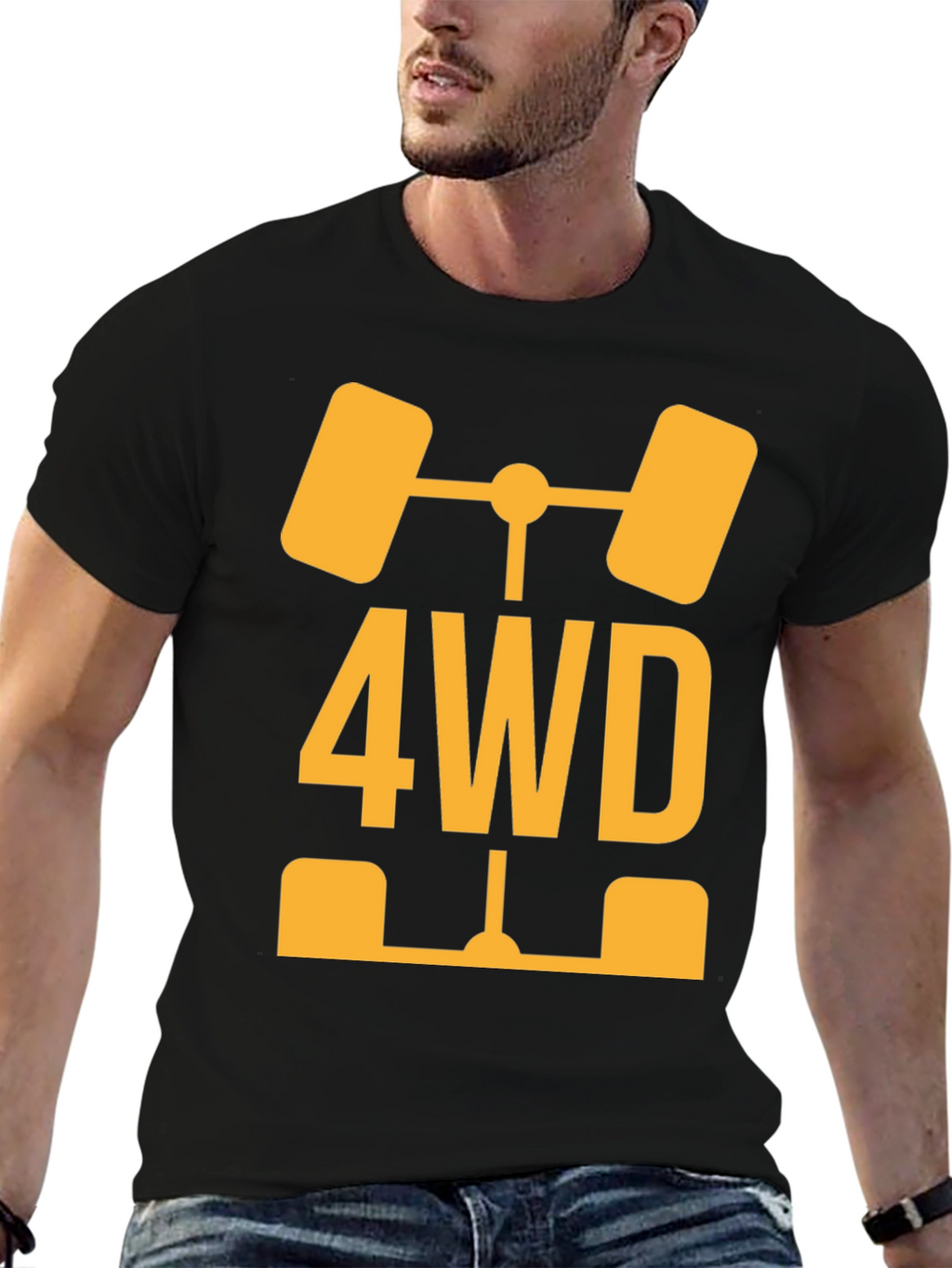 4WD Off-Road Vehicle T-Shirt - Black