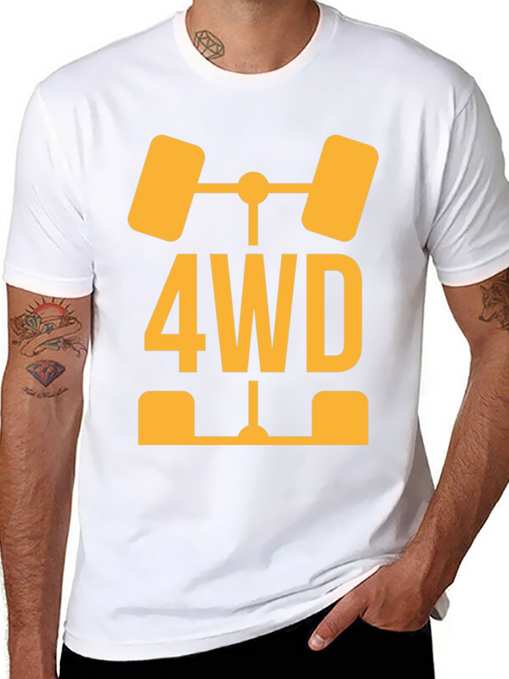4WD Off-Road Vehicle T-Shirt - Black