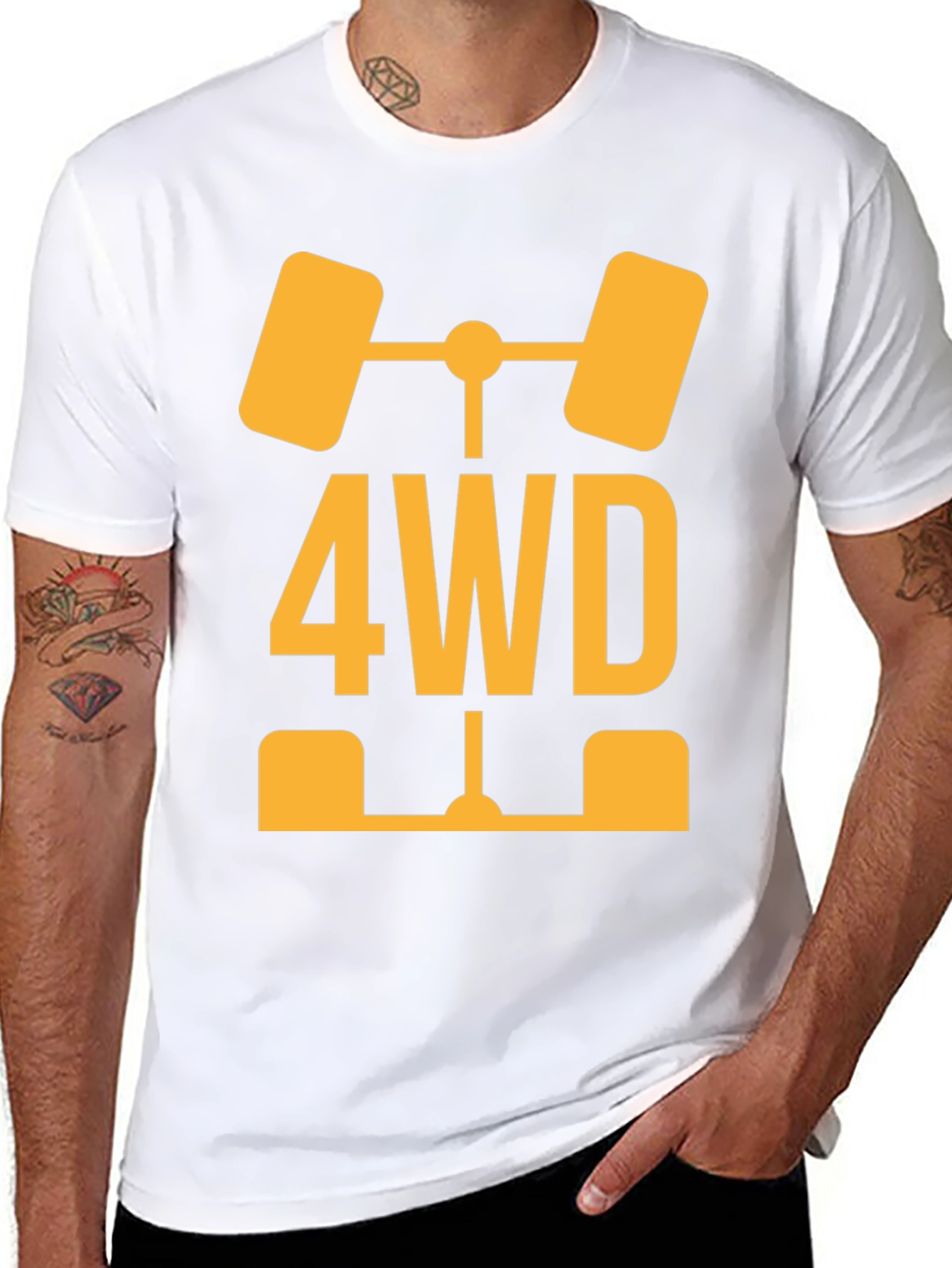 4WD Off-Road Vehicle T-Shirt - Black