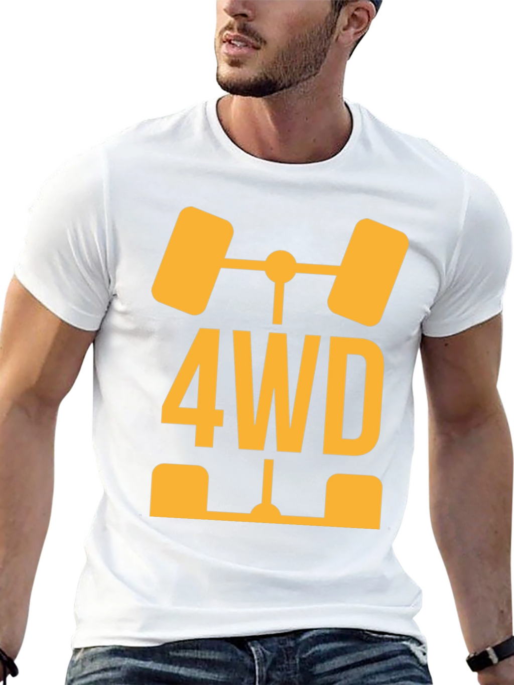 4WD Off-Road Vehicle T-Shirt - Black