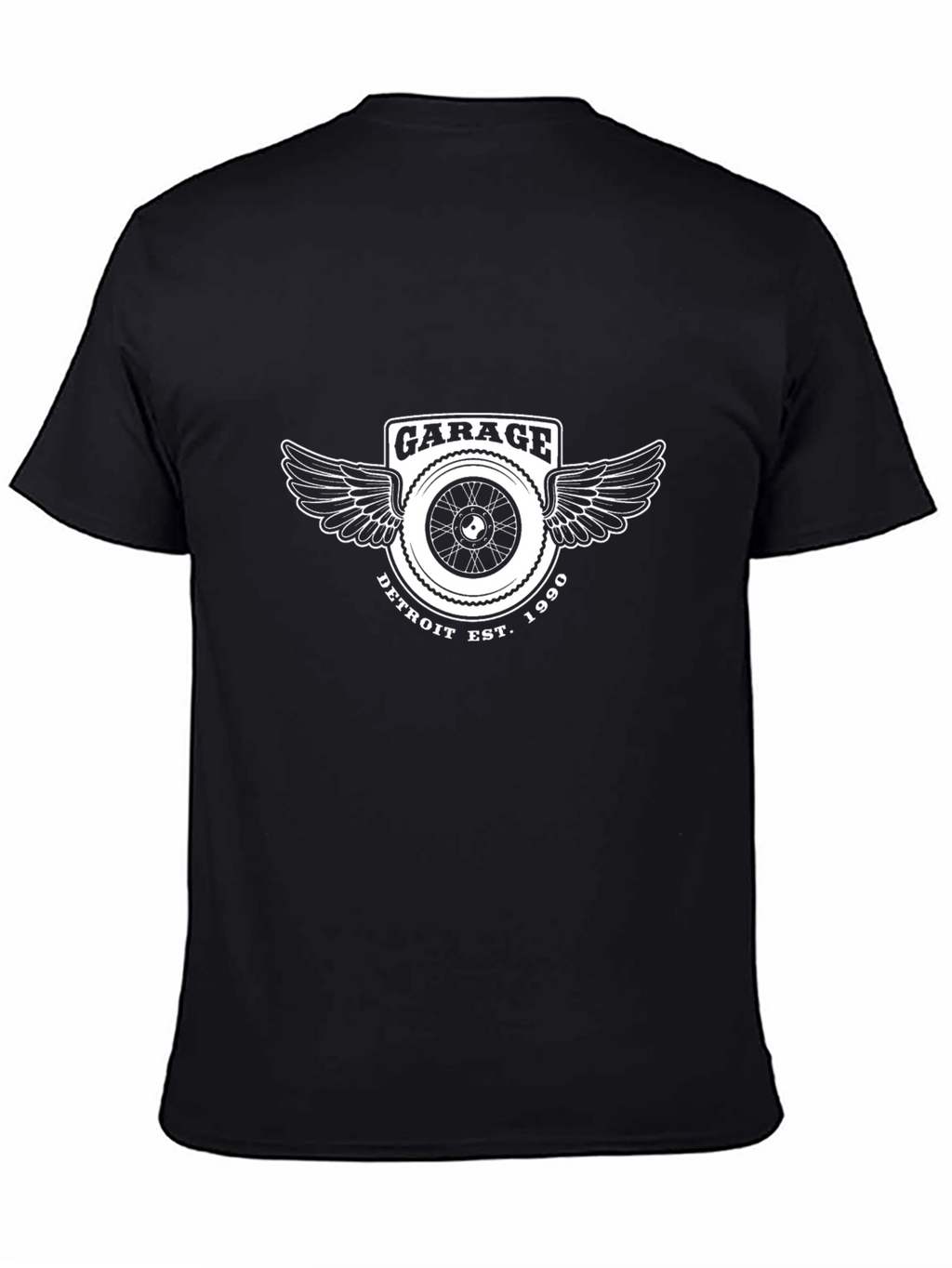Garage Detroit Est. 1990 Black T-Shirt