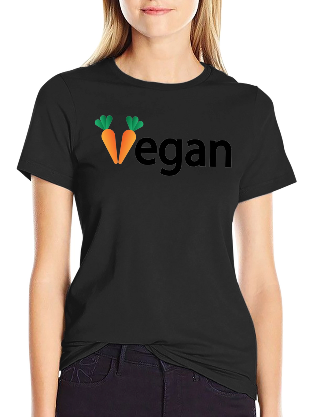 Vegan Carrot Graphic Tee - Unisex Casual Shirt