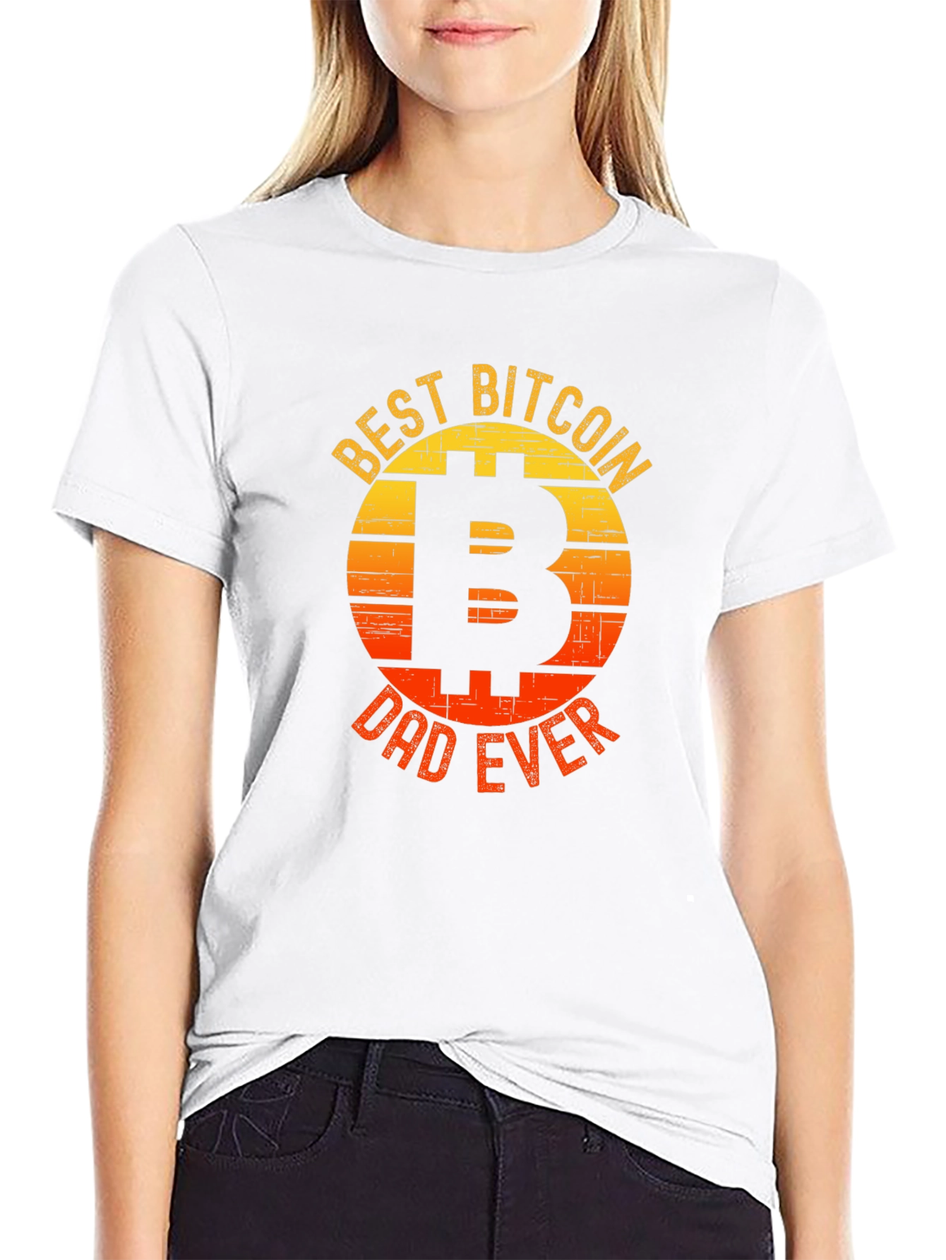 Best Bitcoin Dad Ever Graphic T-Shirt