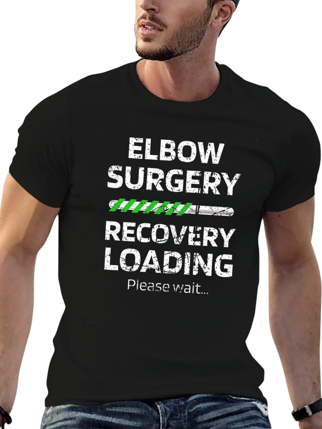 Elbow Surgery Recovery Loading T-Shirt