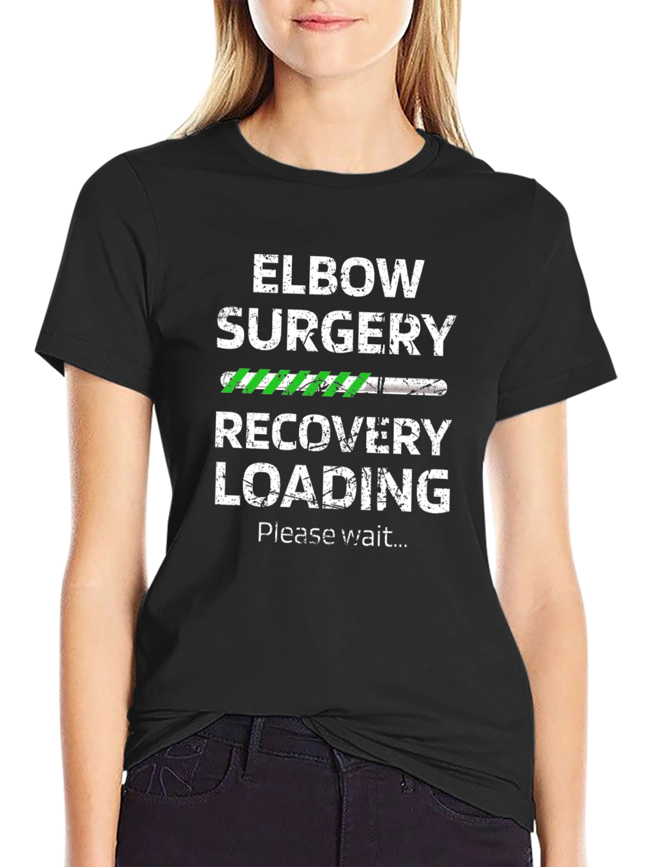 Elbow Surgery Recovery Loading T-Shirt