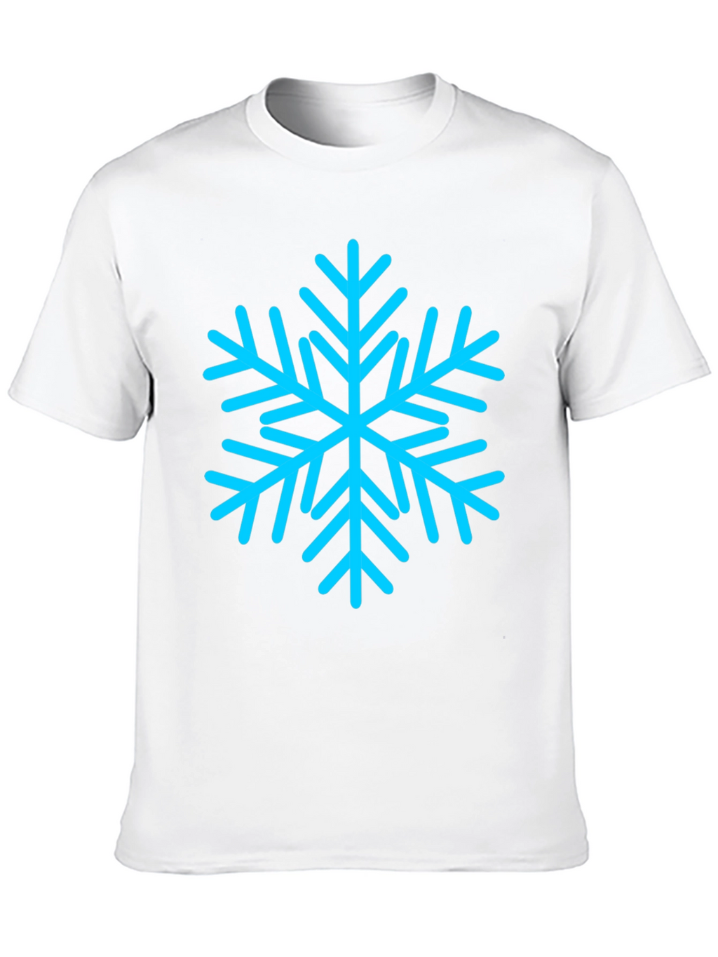 Snowflake Graphic Black T-Shirt