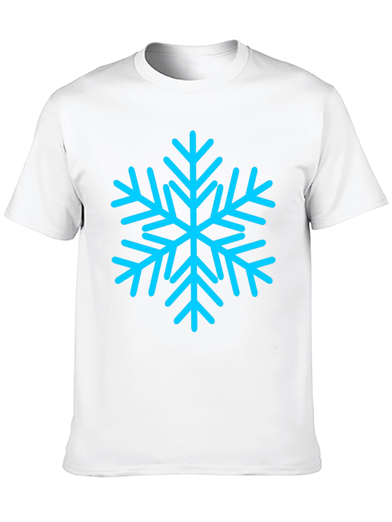 Snowflake Graphic Black T-Shirt