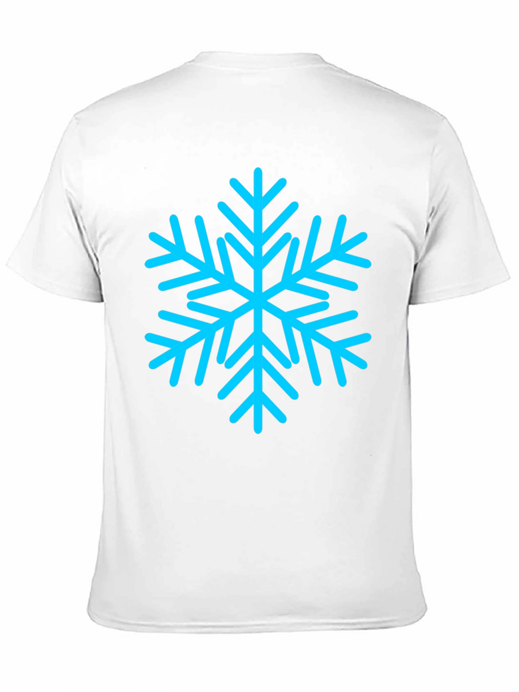 Snowflake Graphic Black T-Shirt