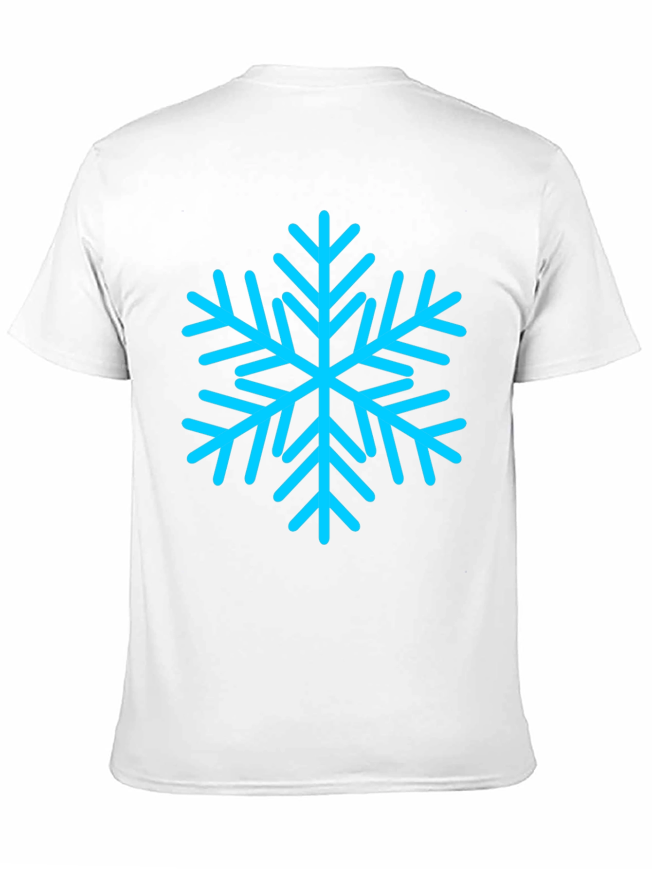 Snowflake Graphic Black T-Shirt