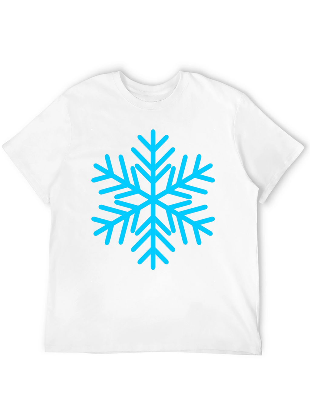 Snowflake Graphic Black T-Shirt