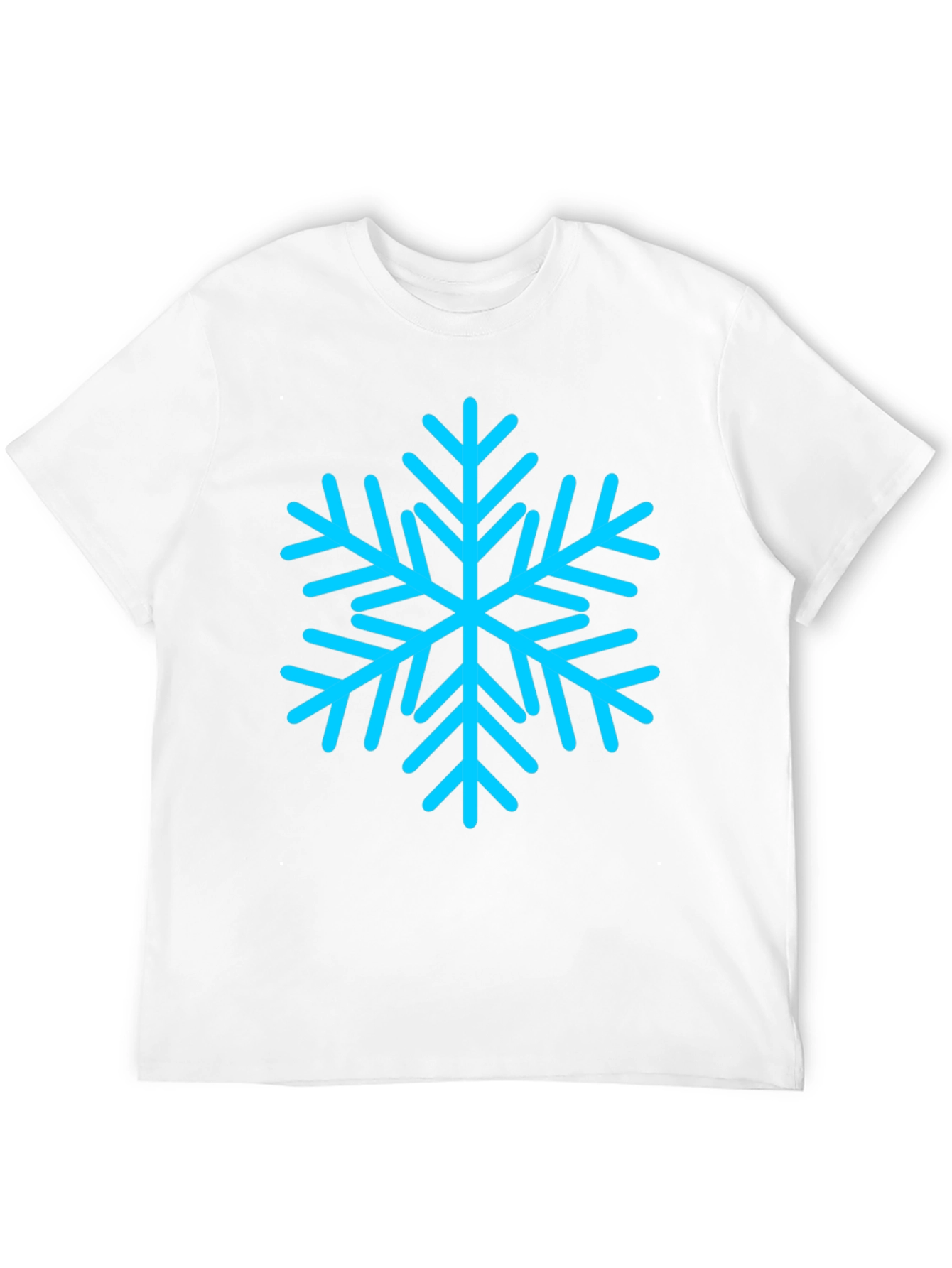 Snowflake Graphic Black T-Shirt