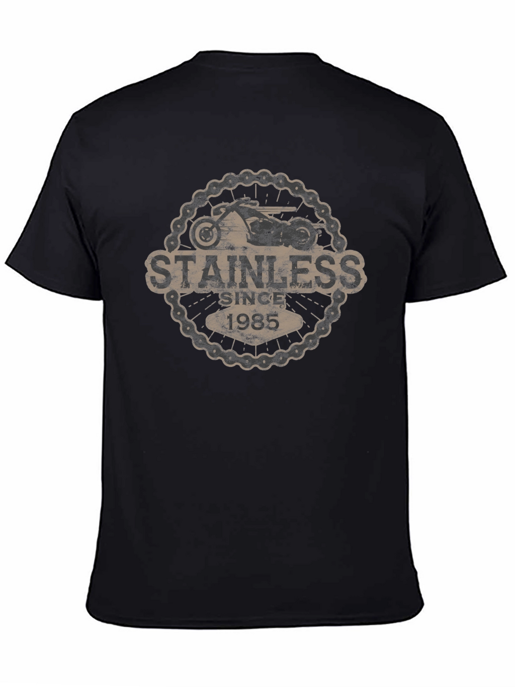 Stainless Since 1985 Black Graphic Tee