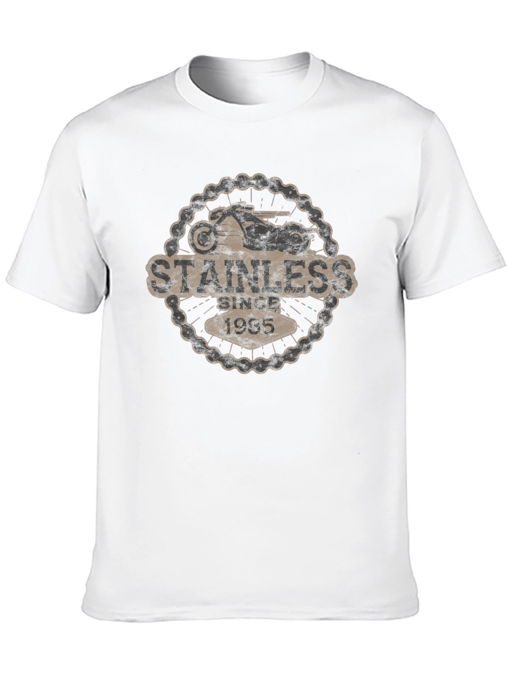 Stainless Since 1985 Black Graphic Tee