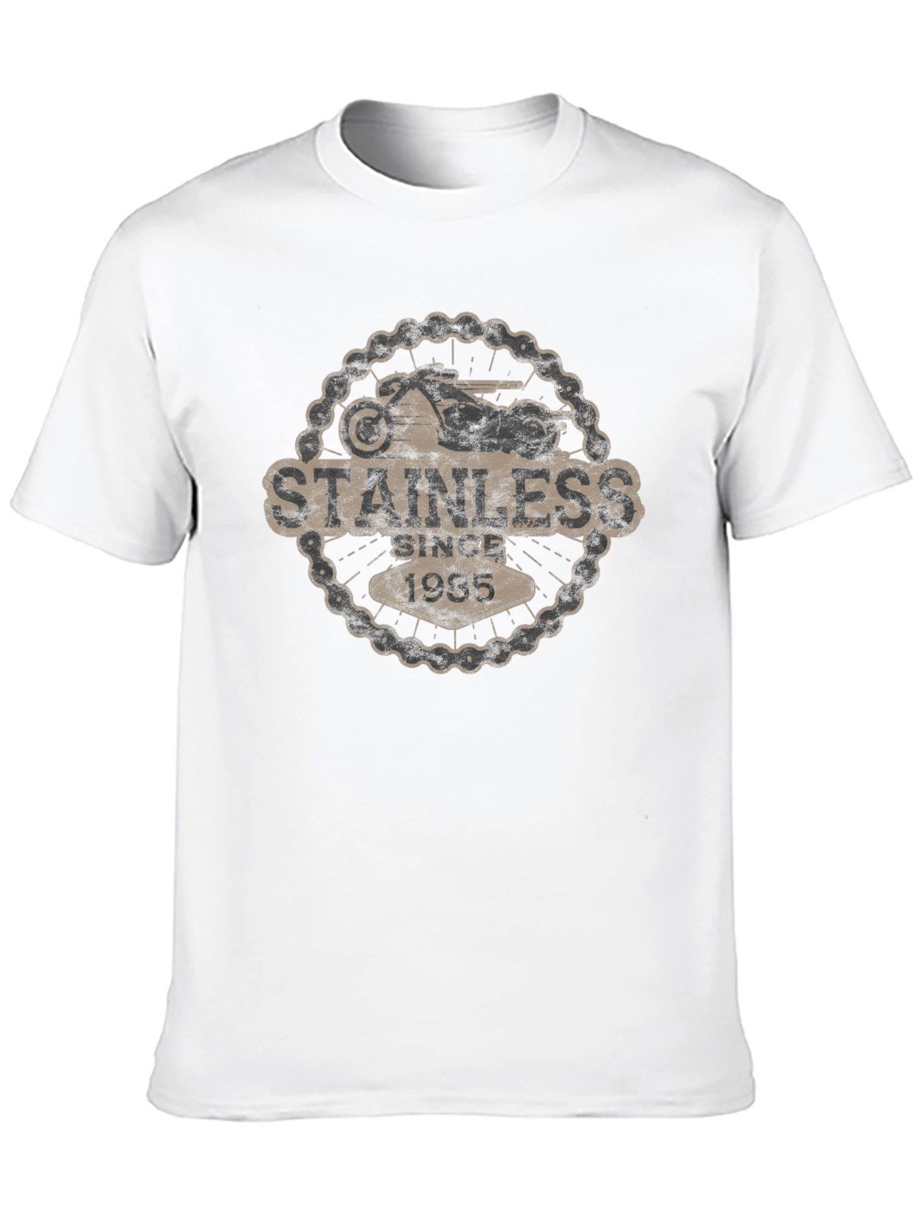Stainless Since 1985 Black Graphic Tee