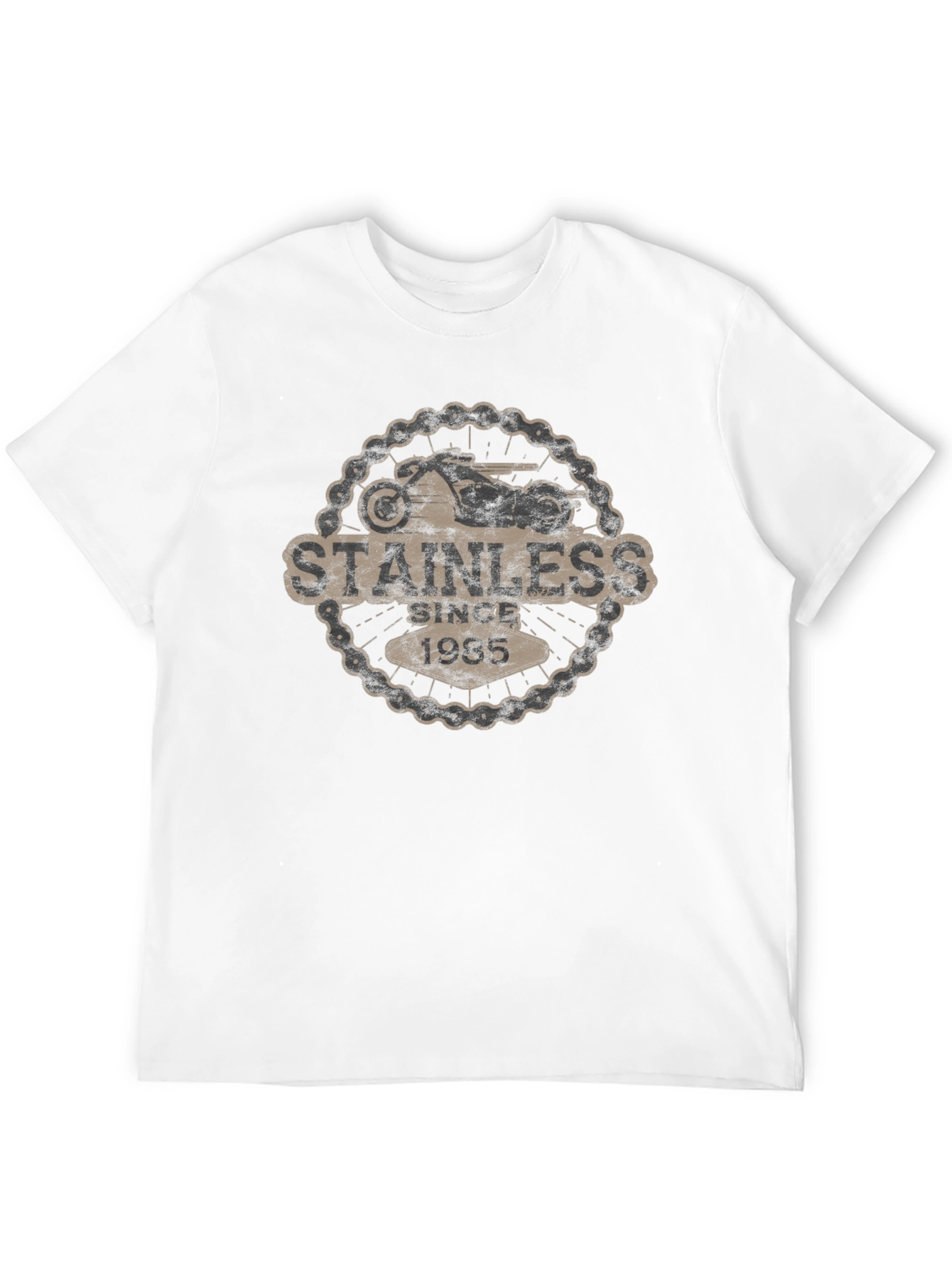 Stainless Since 1985 Black Graphic Tee