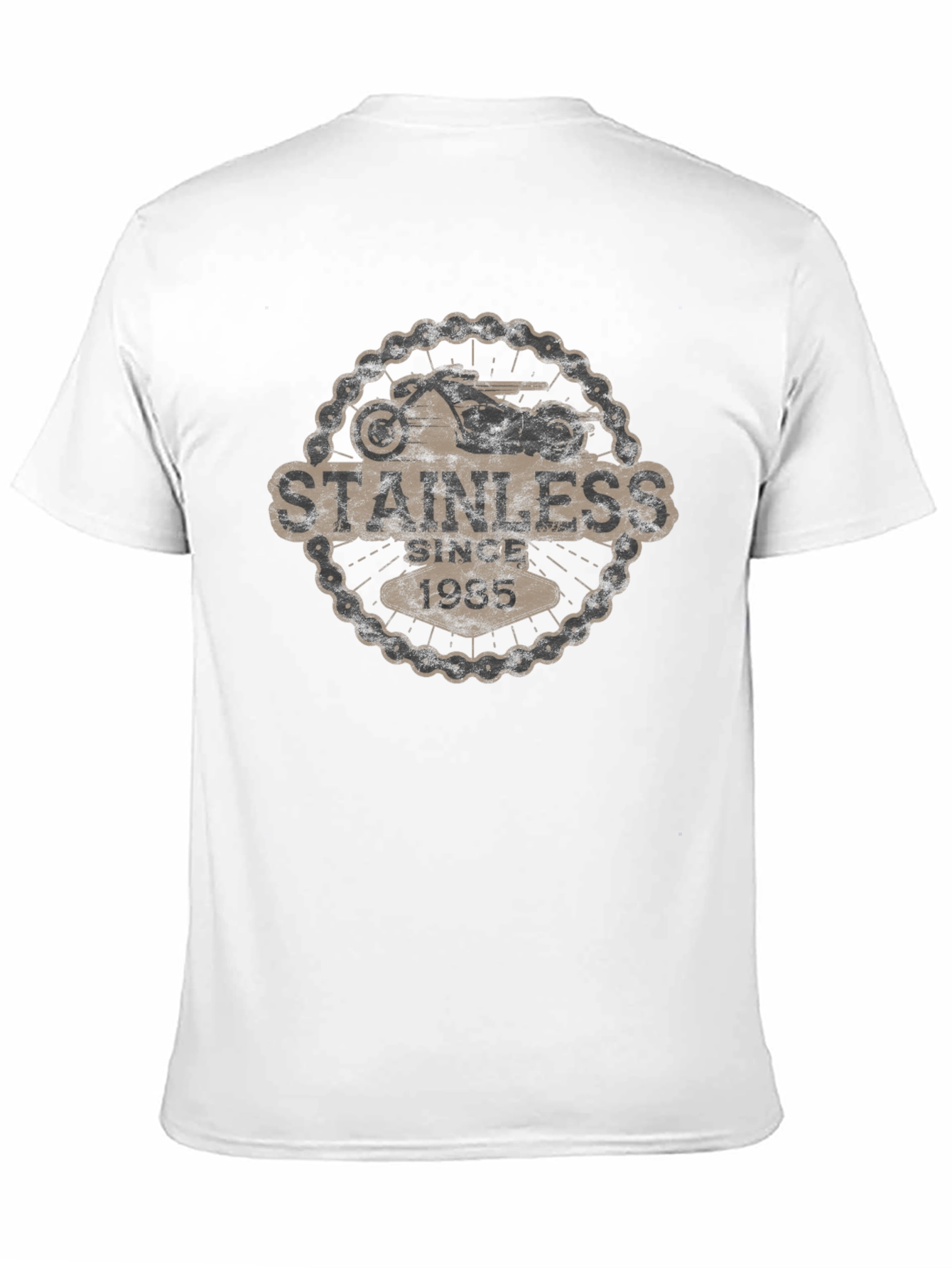 Stainless Since 1985 Black Graphic Tee