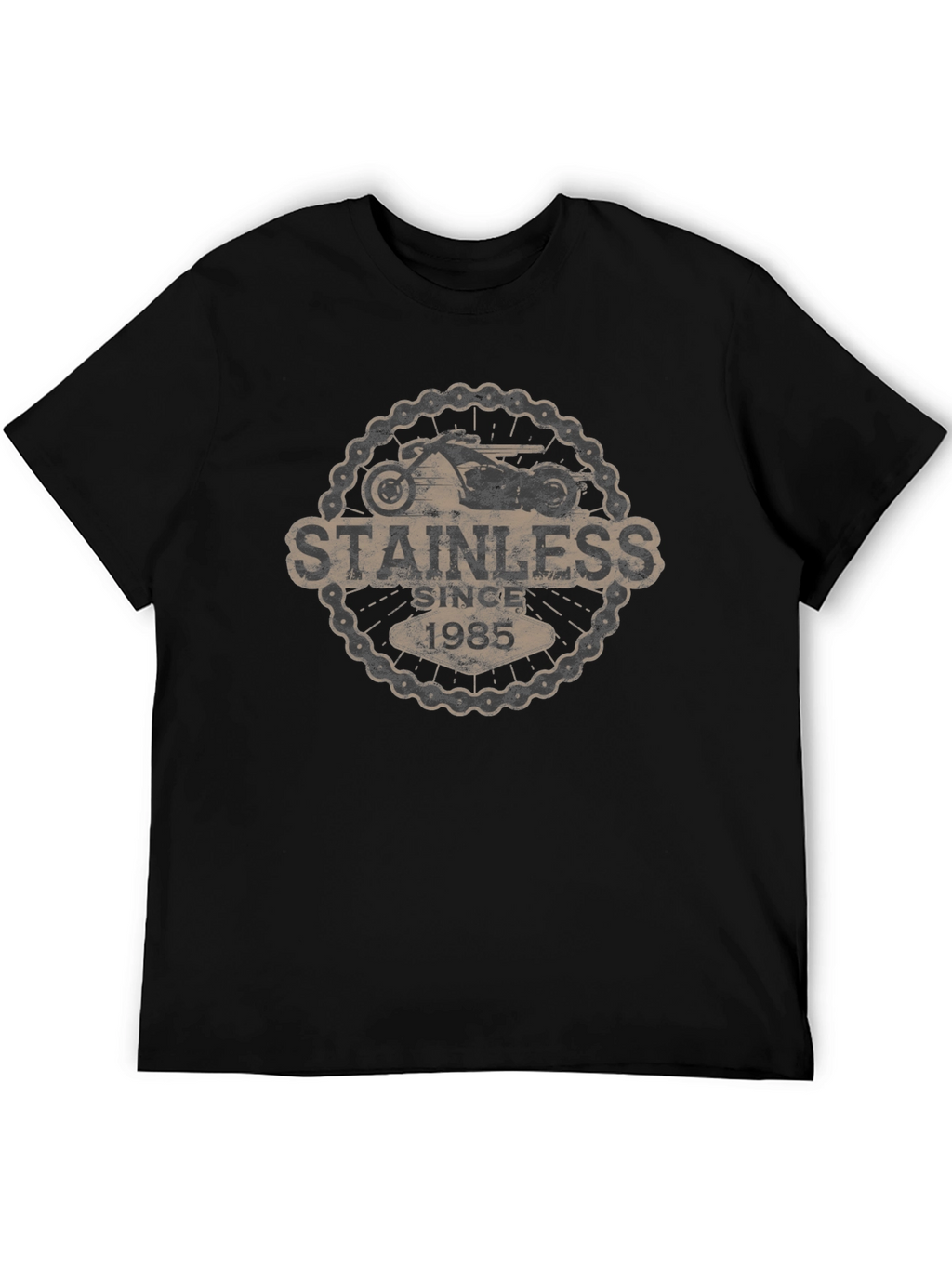 Stainless Since 1985 Black Graphic Tee