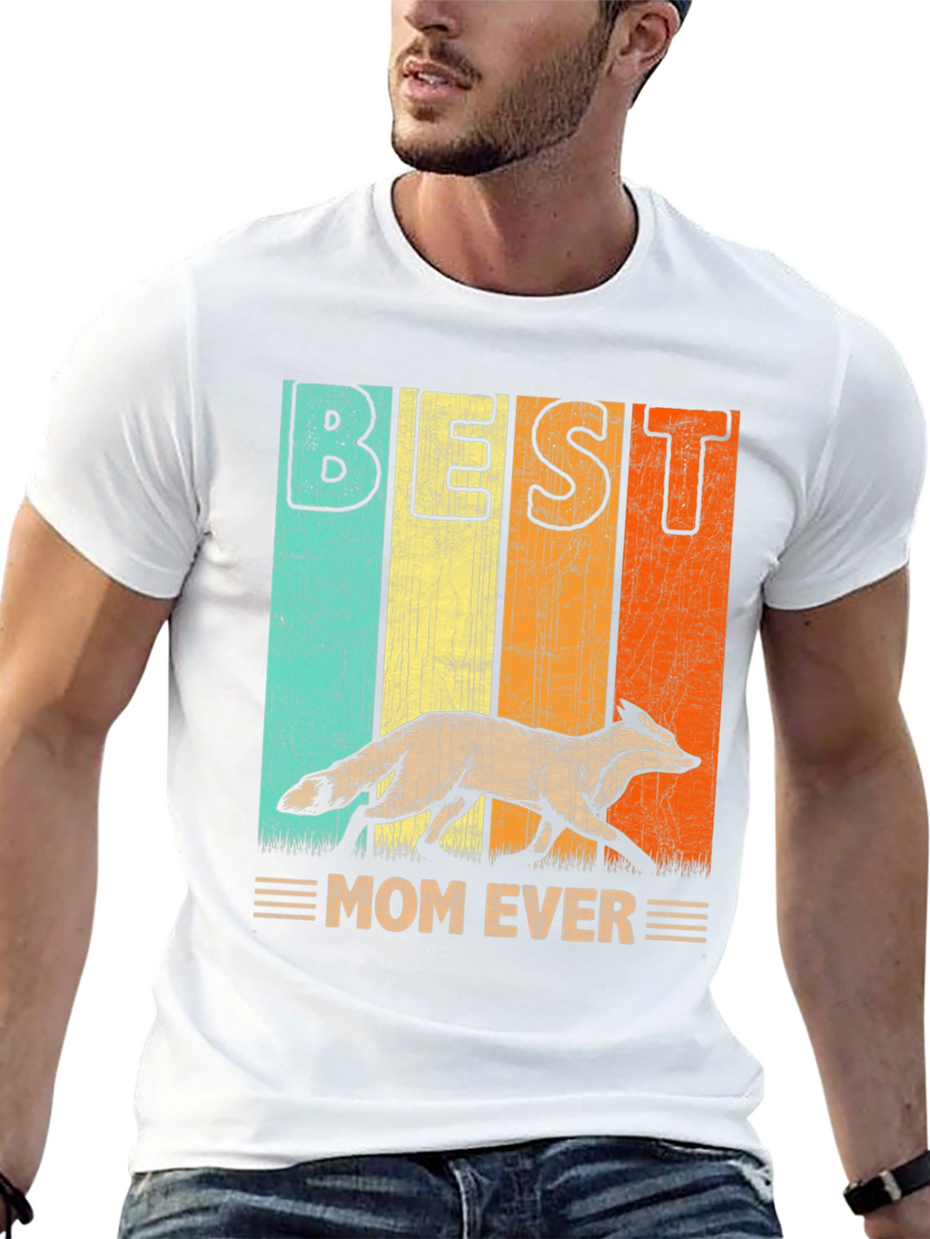 Best Mom Ever Fox Graphic Tee