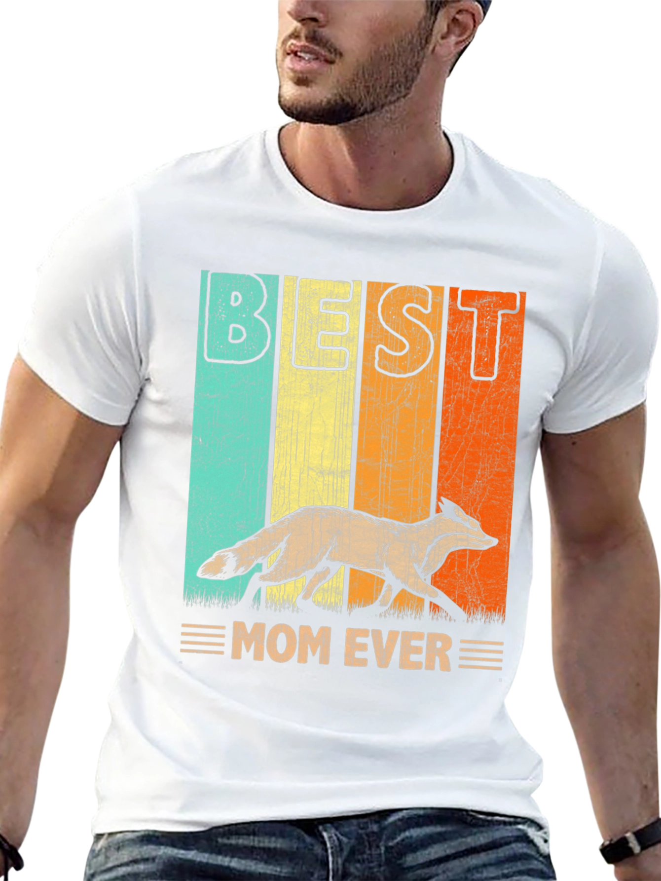 Best Mom Ever Fox Graphic Tee