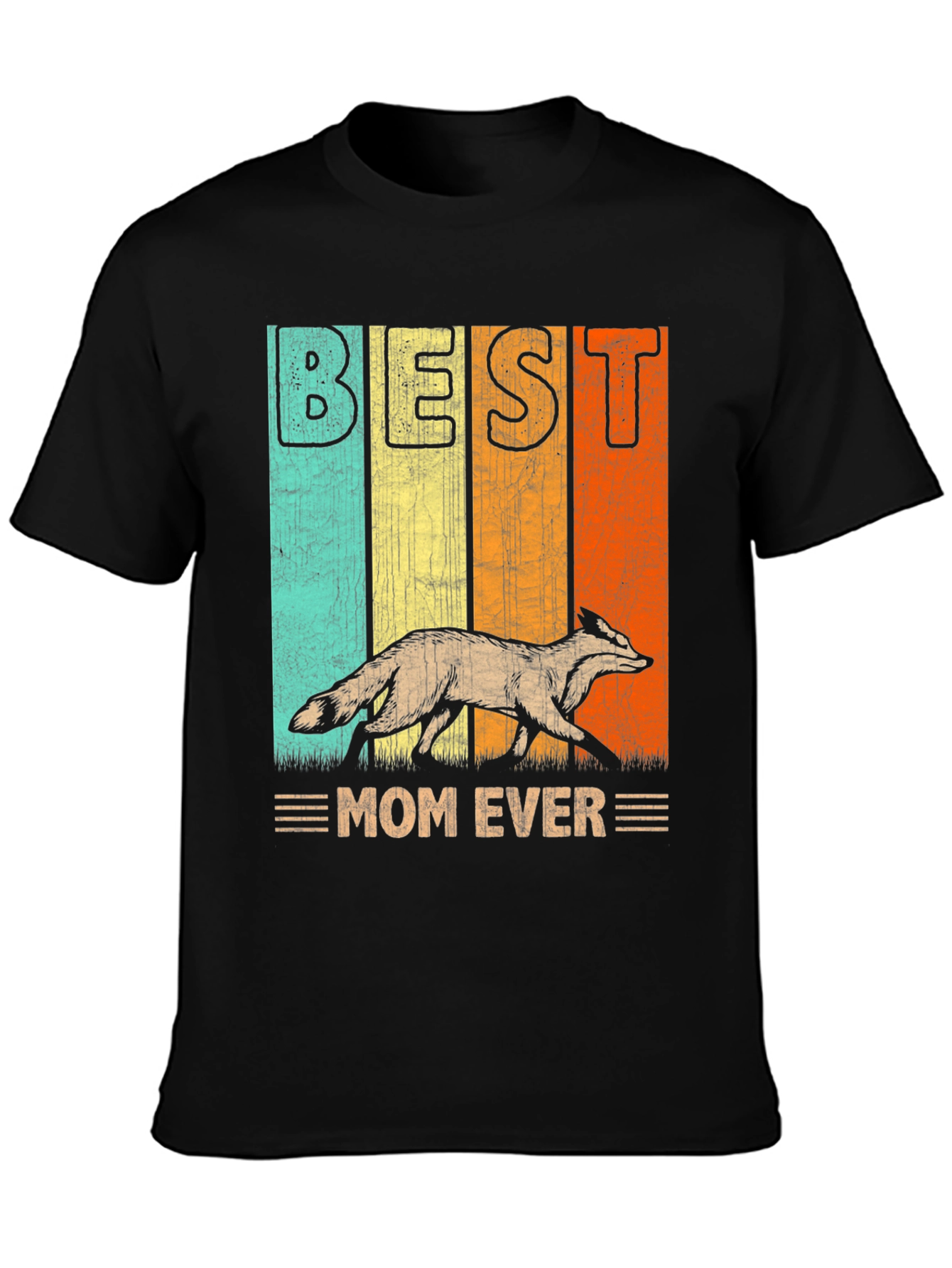 Best Mom Ever Fox Graphic Tee